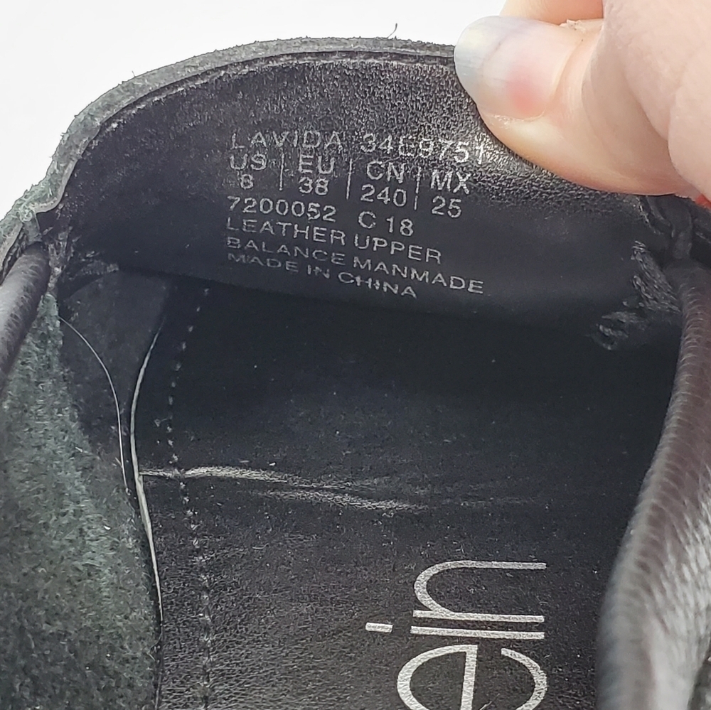 Calvin Klein black leather loafers - Picture 6 of 6